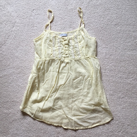 Pale Yellow Babydoll Tank - Picture 9 of 9